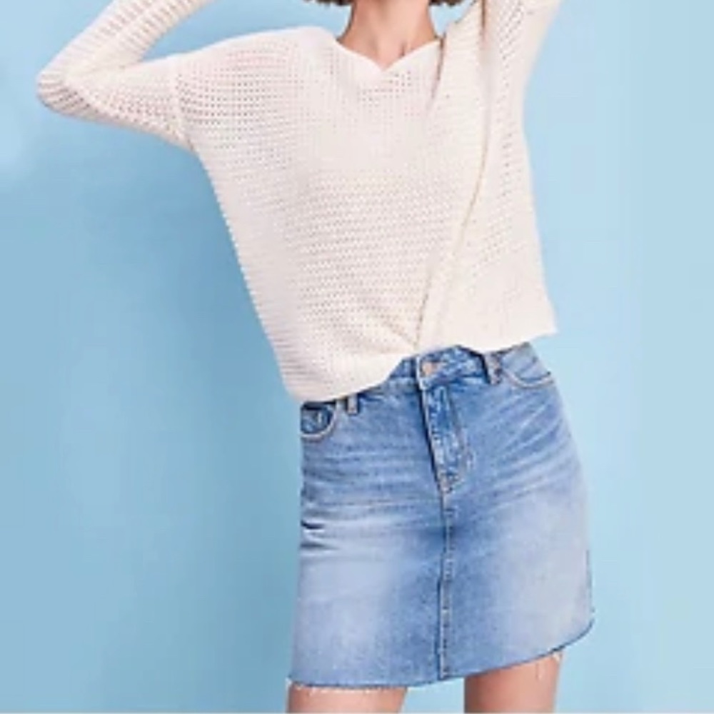 GAP HIGH WAIST JEAN SKIRT